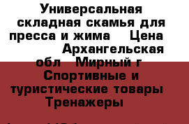 Универсальная складная скамья для пресса и жима  › Цена ­ 22 000 - Архангельская обл., Мирный г. Спортивные и туристические товары » Тренажеры   